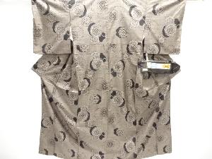 華紋織り出し本場泥大島紬着物(9マルキ)